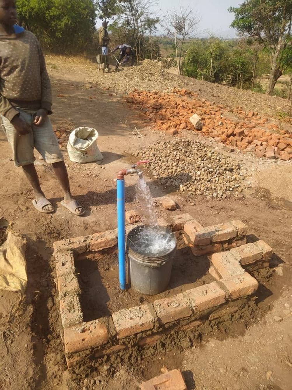 Community tap stand providing clean water access